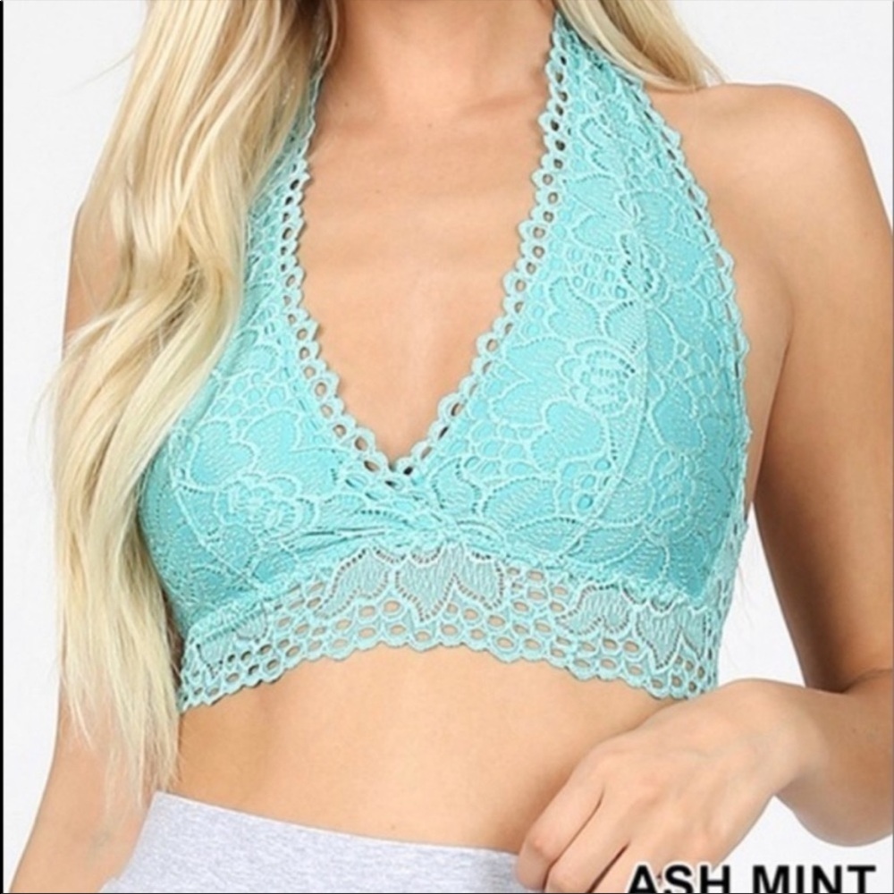 Lace Halter Bralette
